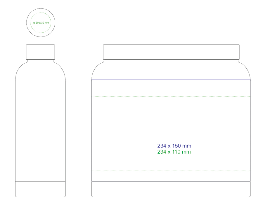 Standardowe powierzchnie nadruku